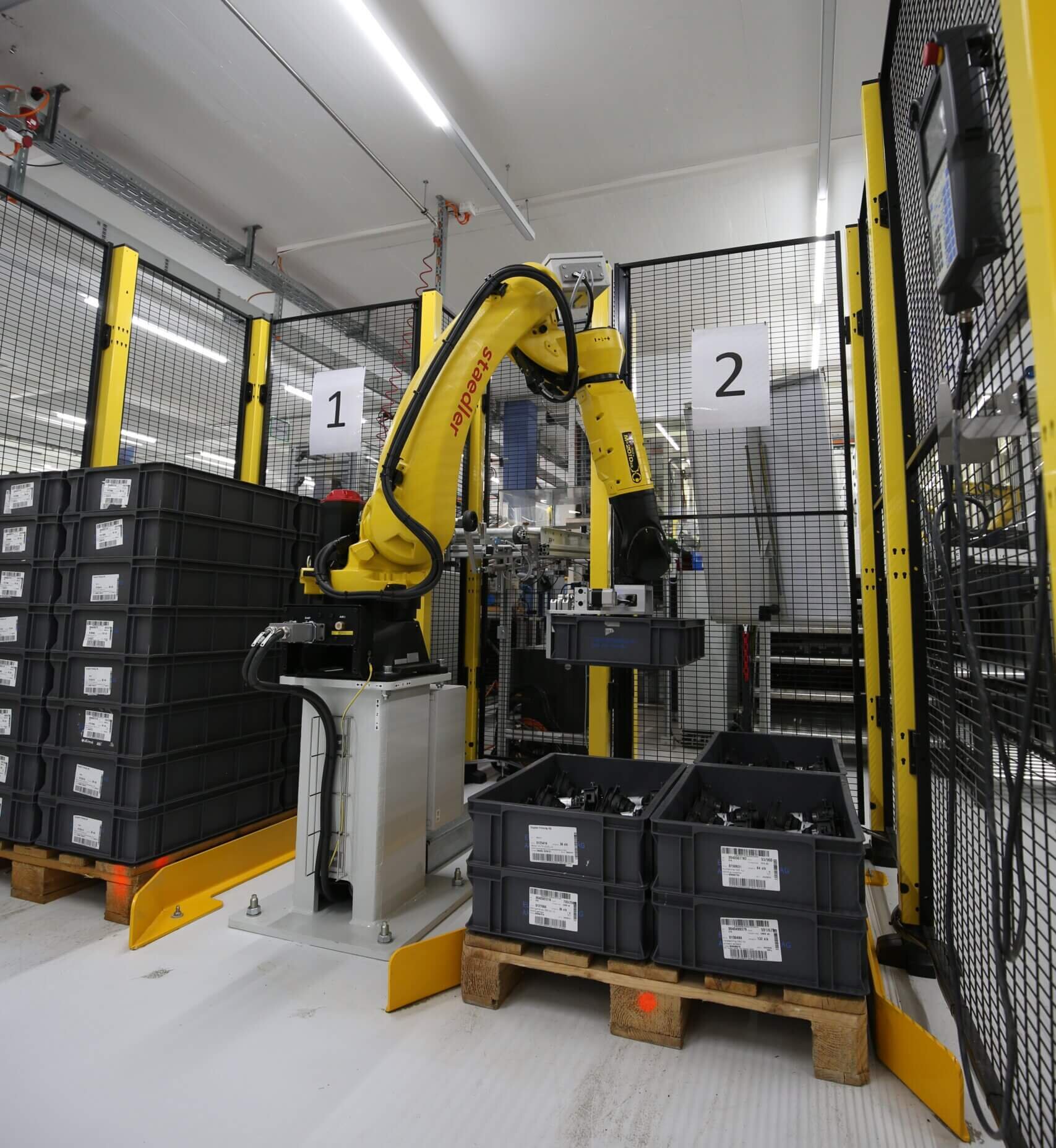 Gebinde-Palettierung für Eugster/Frismag AG