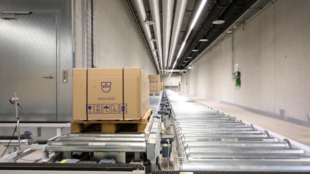 Staedler Automation Lösungen für Produkthandling - Projekt V-ZUG Fördertechnik